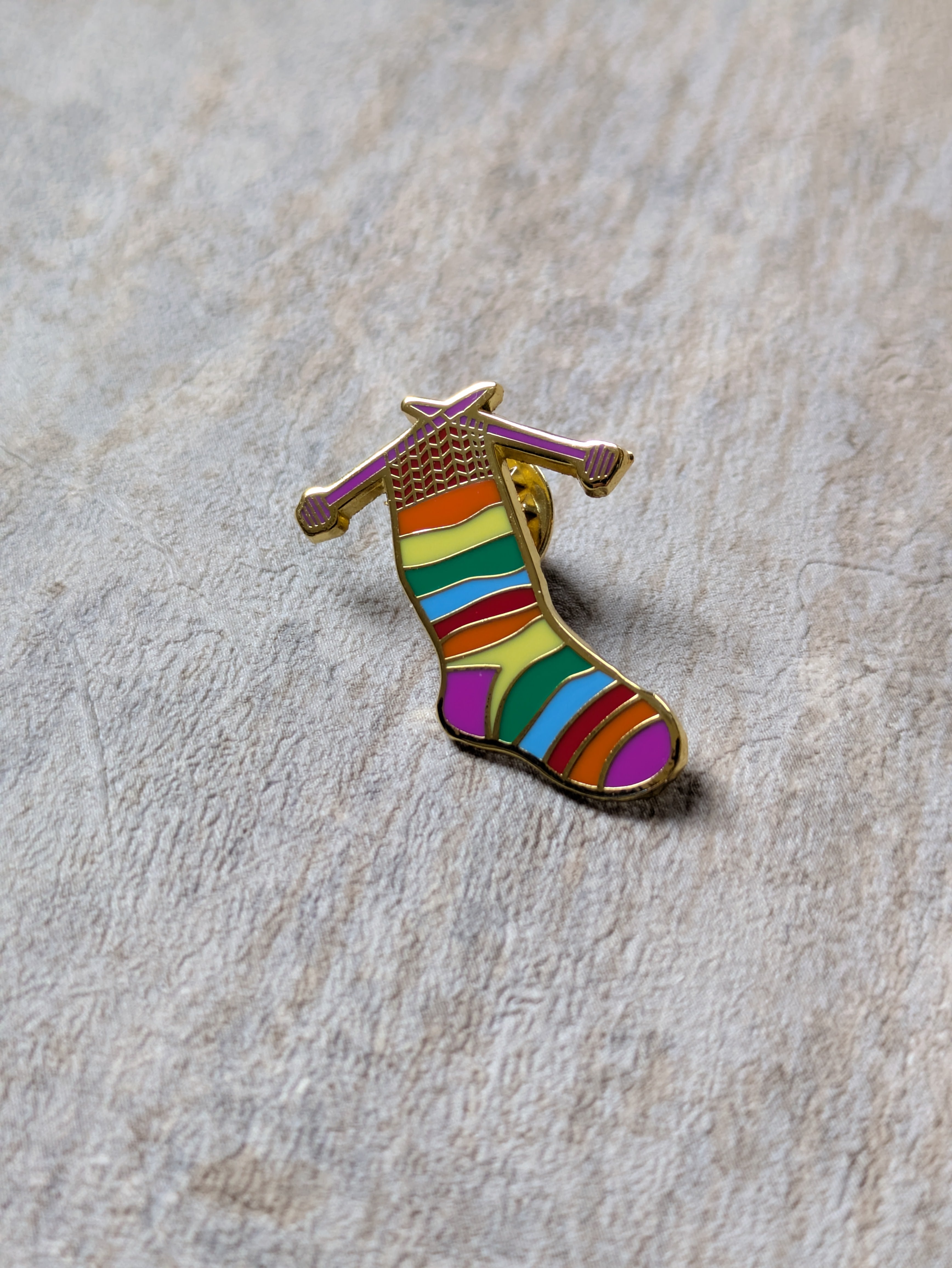 Sock Knitter's Pin
