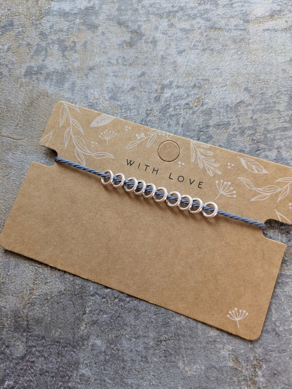 Small Circular Stitch Markers - Silver & Gold