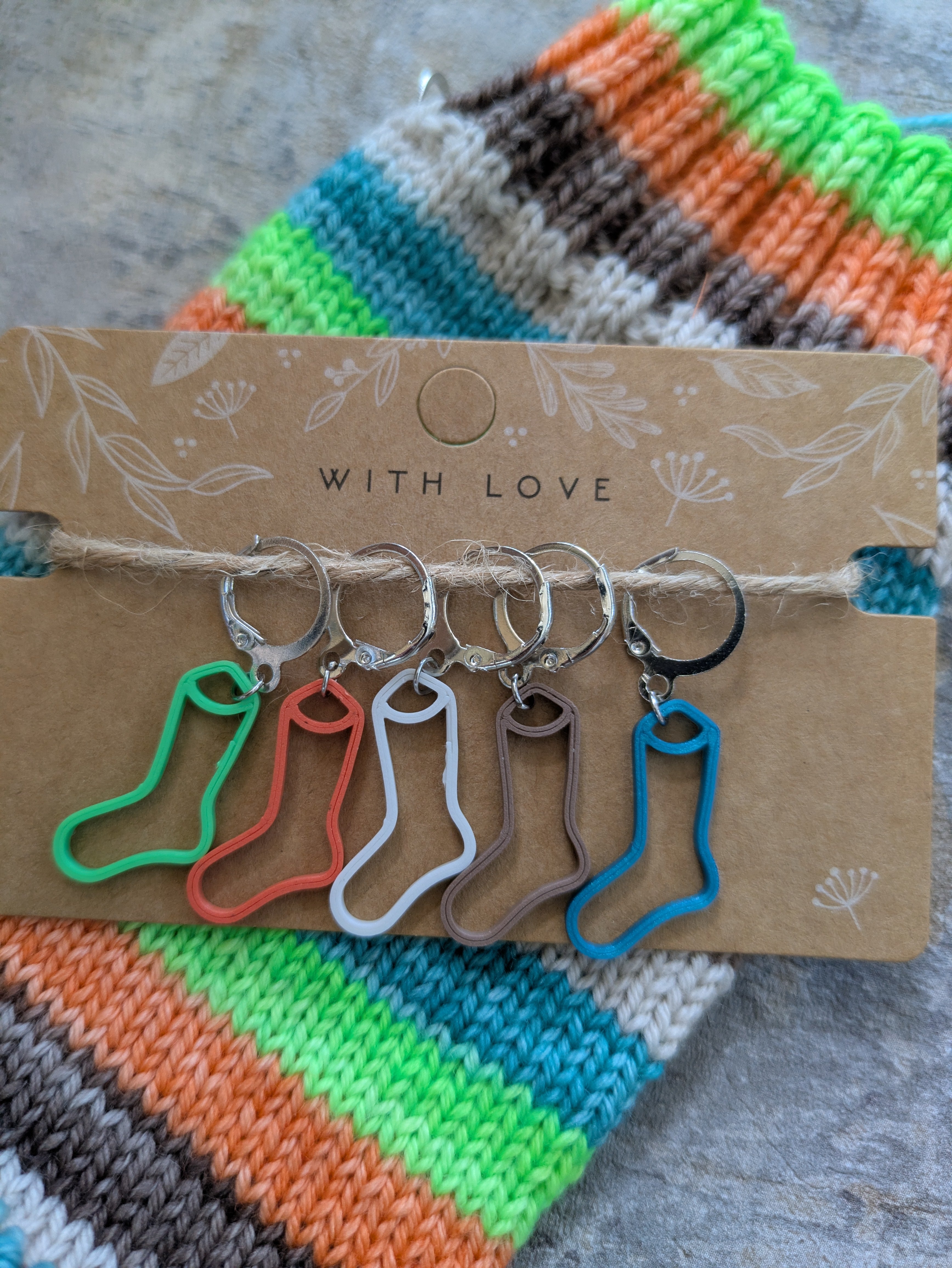 Sock Stitch Markers - Herbology