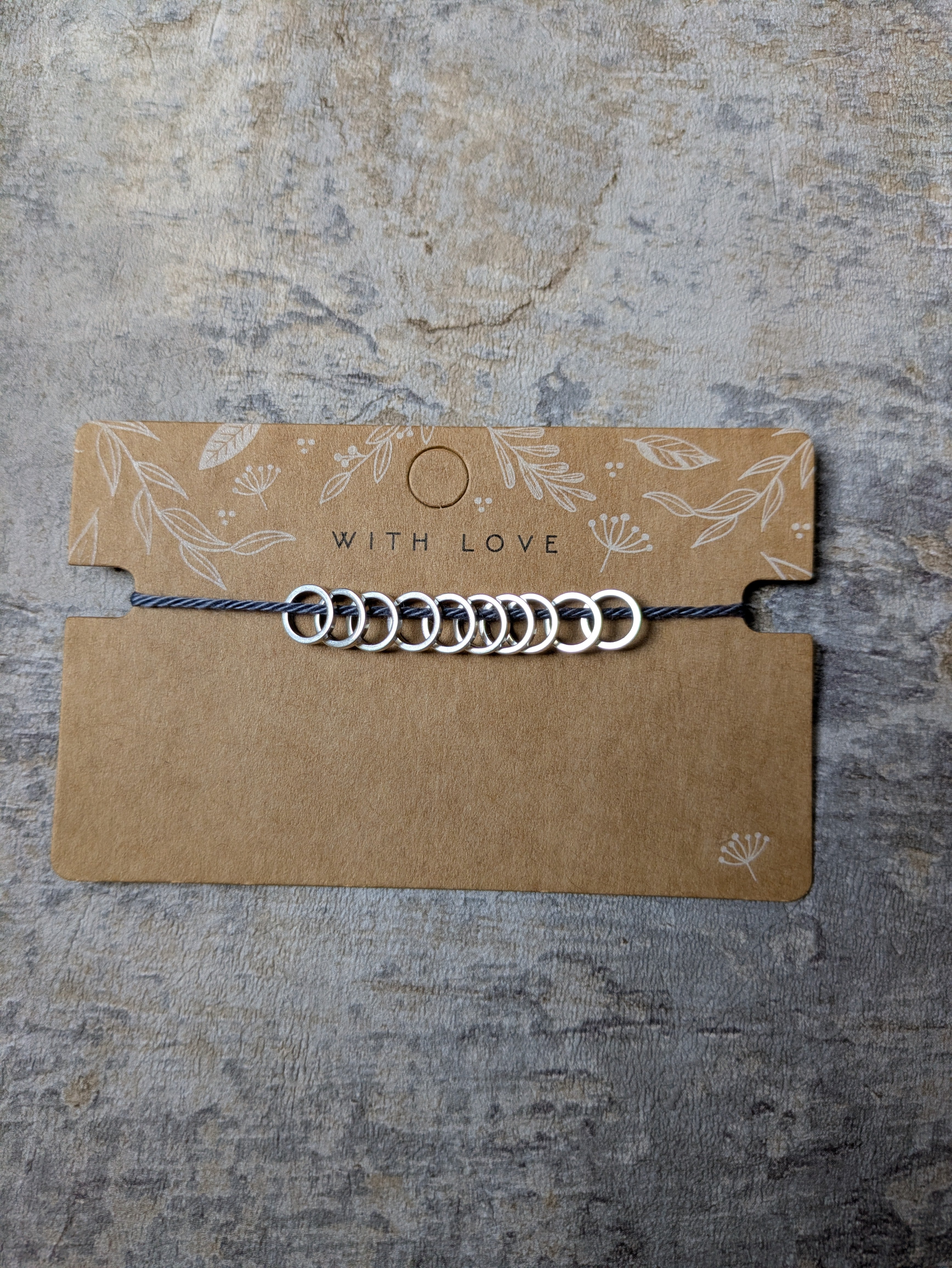 Small Circular Stitch Markers - Silver & Gold