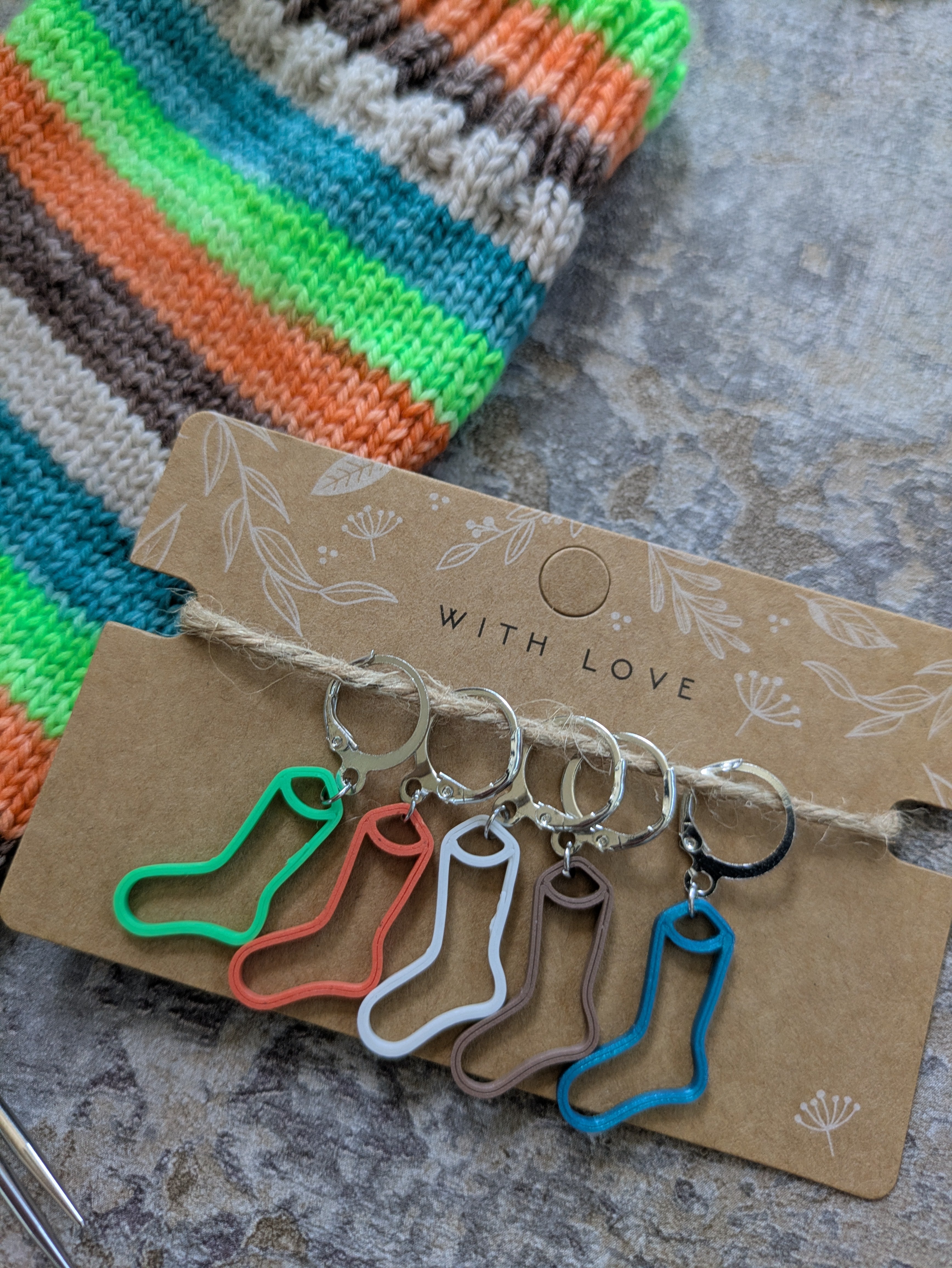 Sock Stitch Markers - Herbology