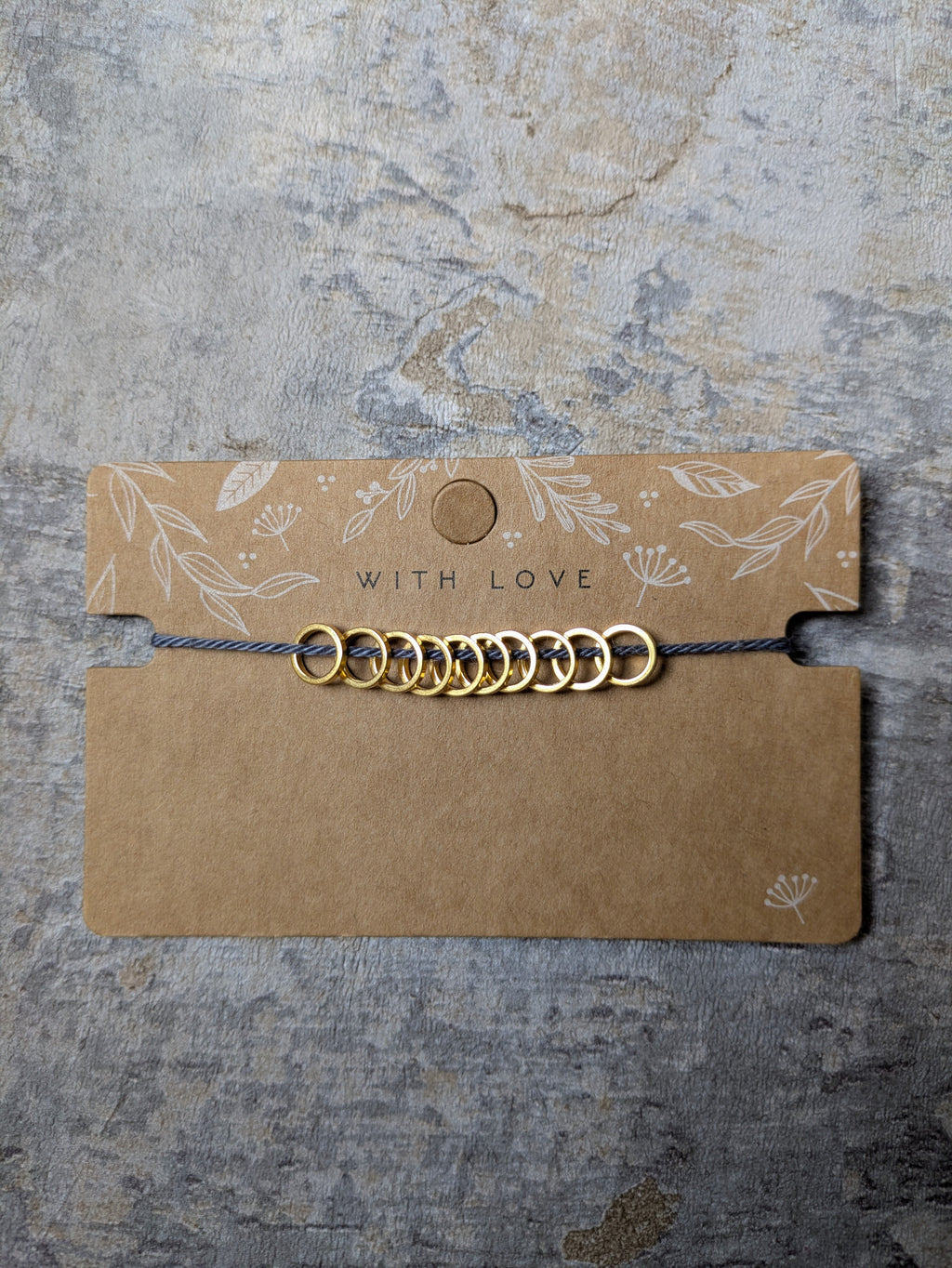 Small Circular Stitch Markers - Silver & Gold