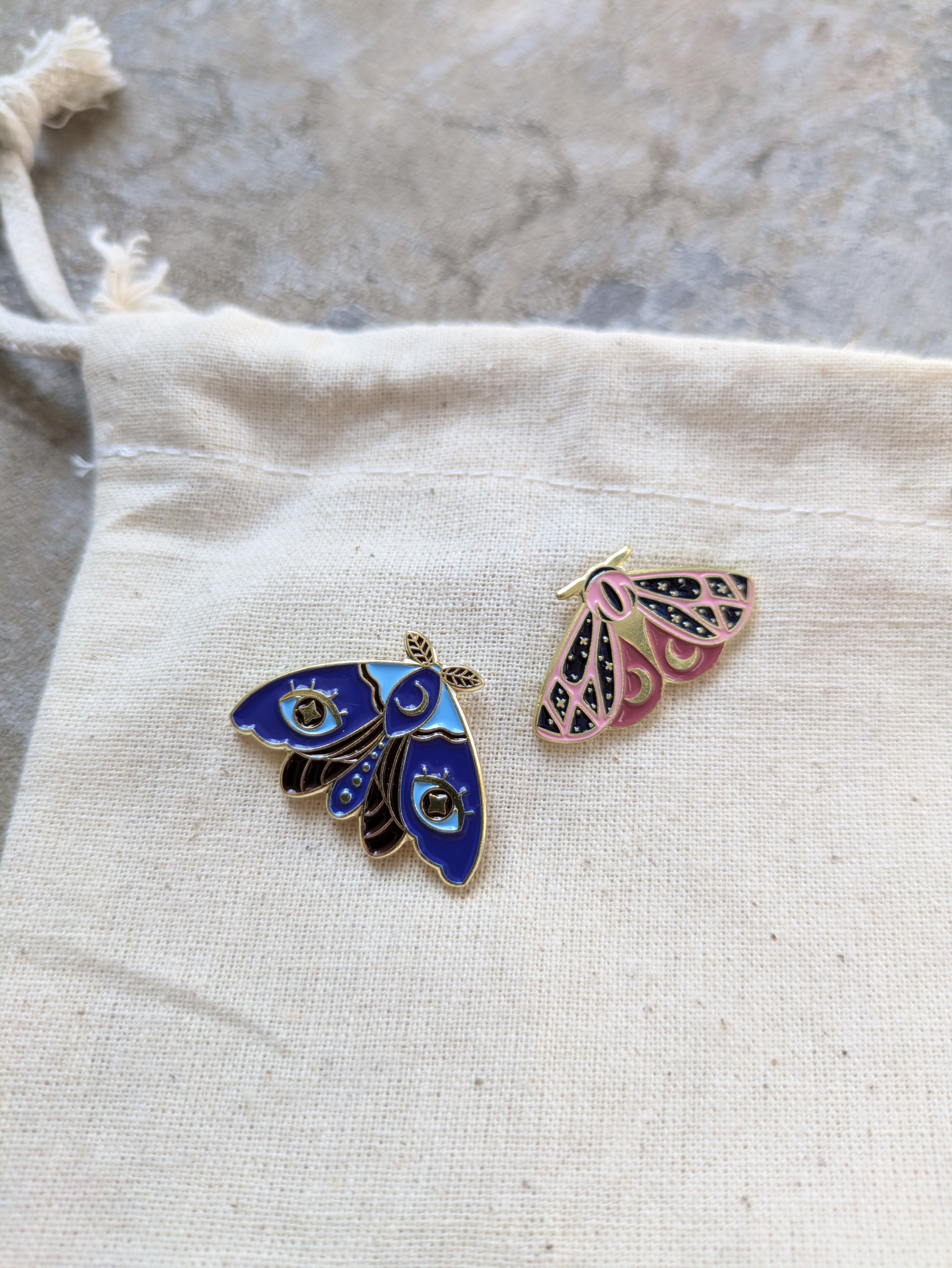 Scaremoth Pins