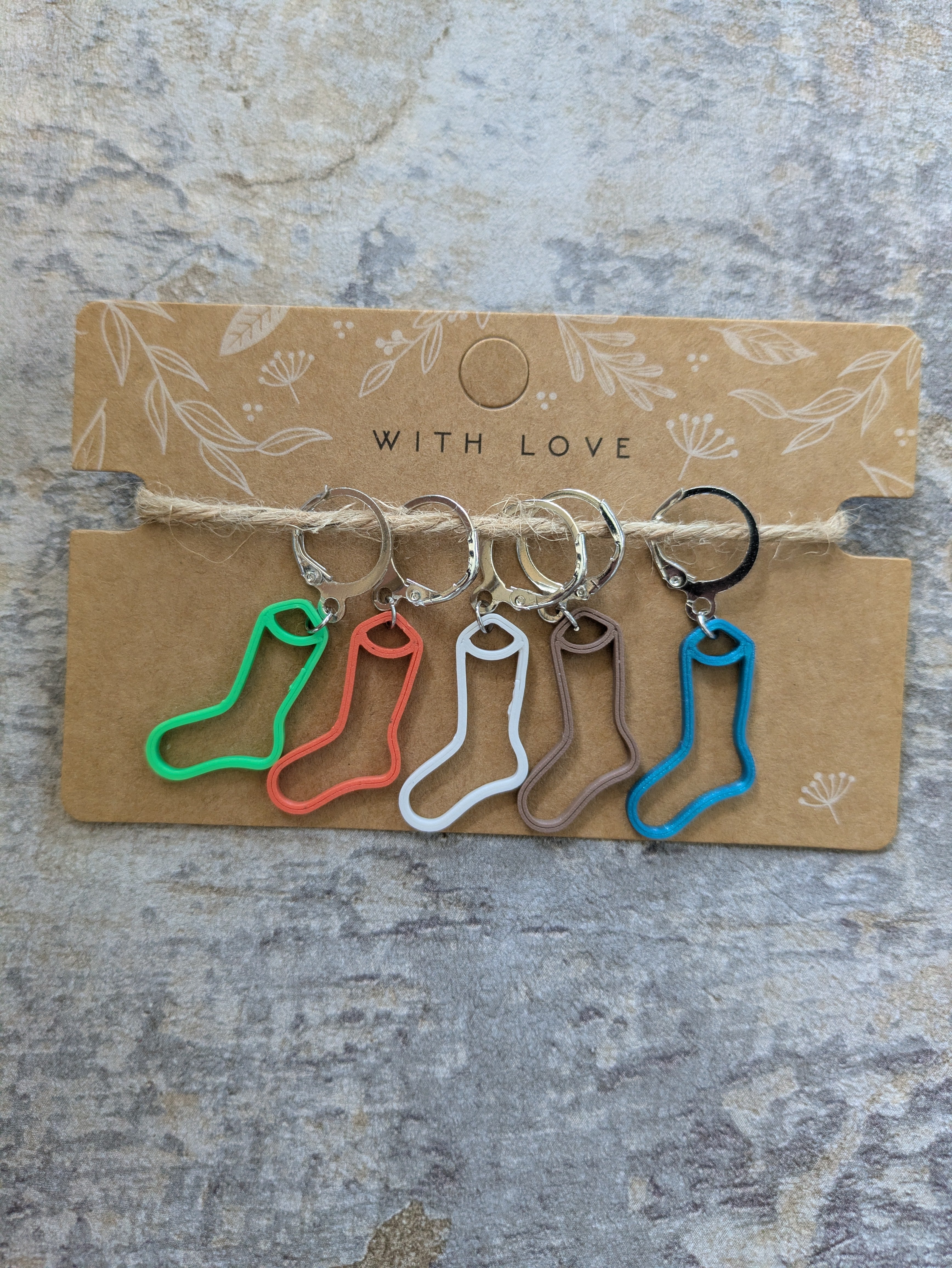 Sock Stitch Markers - Herbology