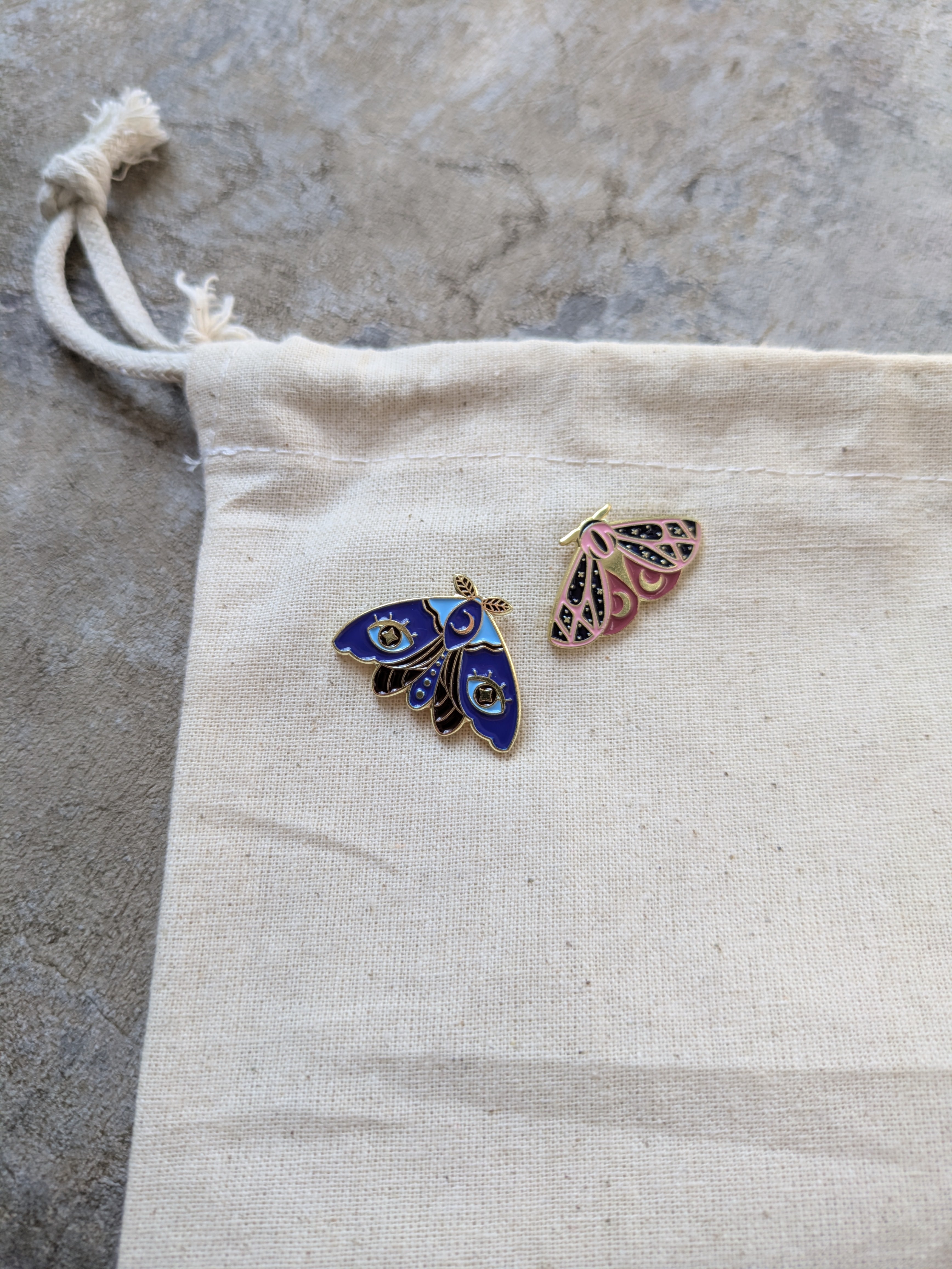 Scaremoth Pins