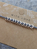 Small Circular Stitch Markers - Silver & Gold