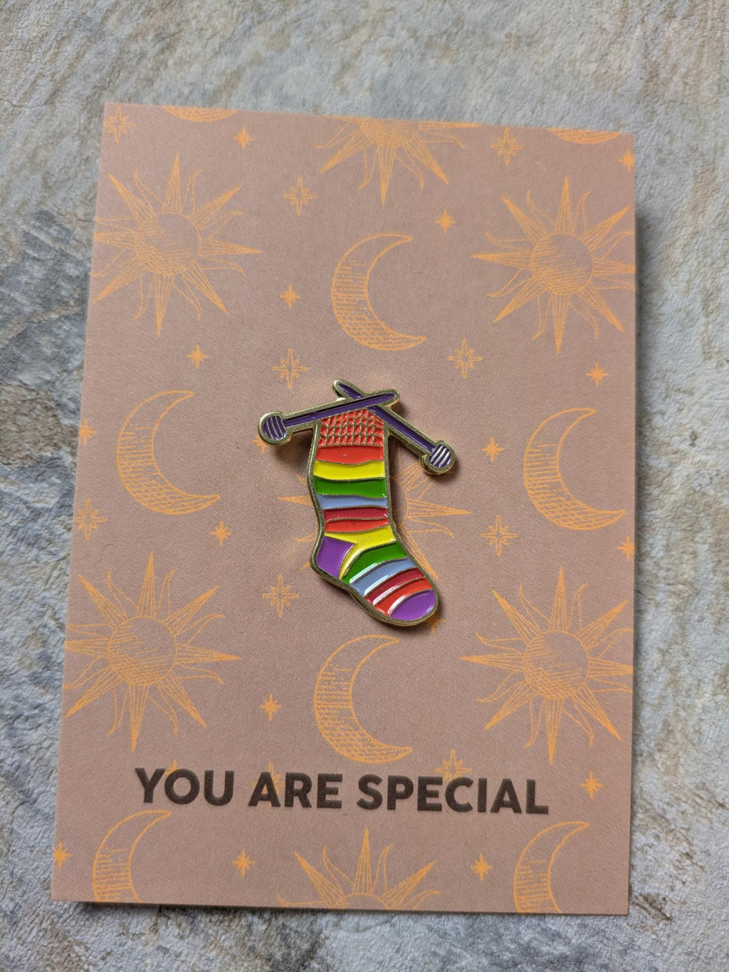 Sock Knitter's Pin