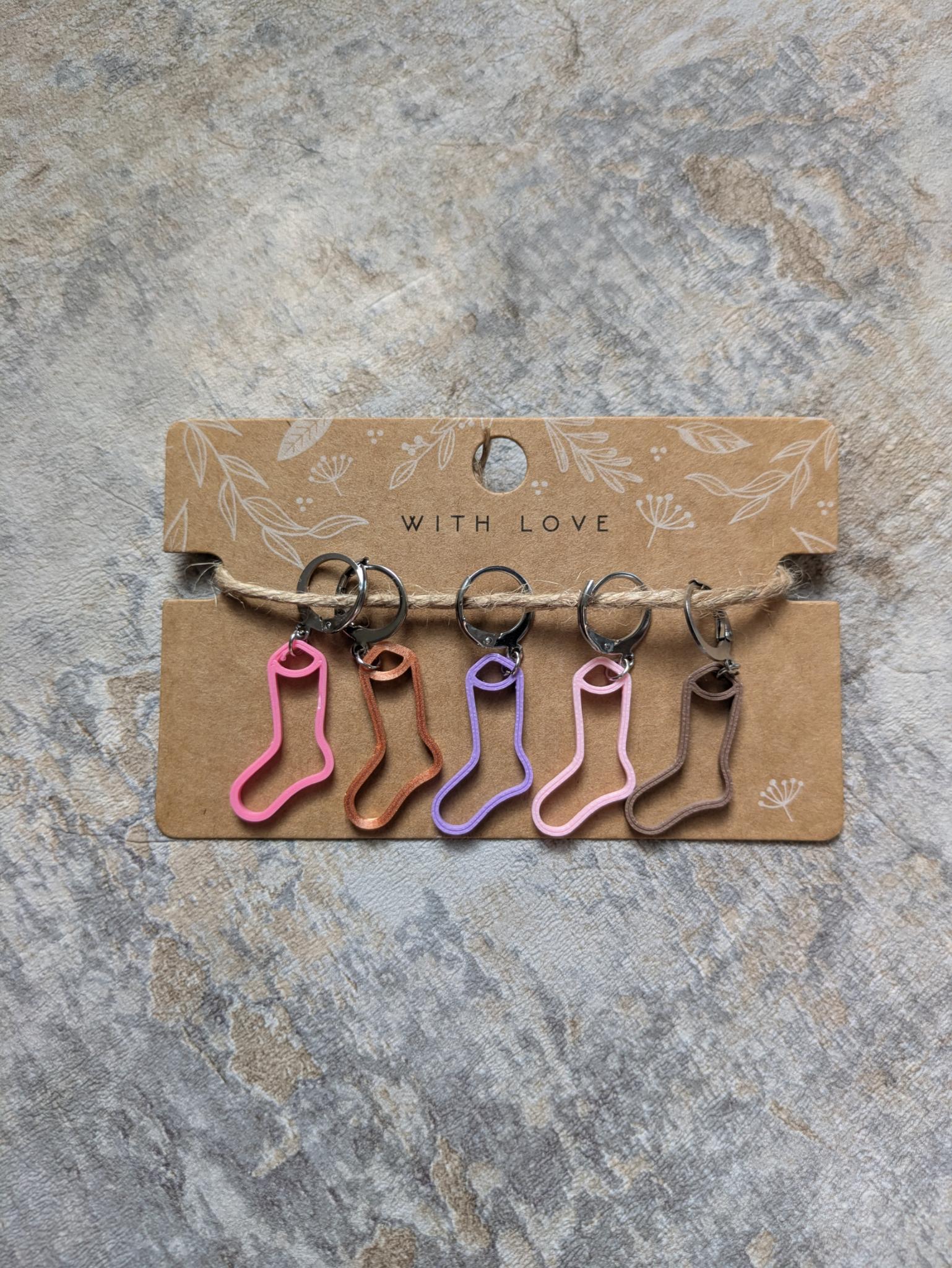 Sock Stitch Markers - Spellbook