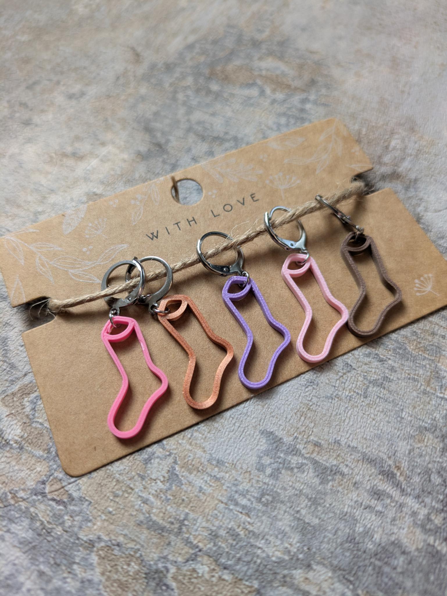 Sock Stitch Markers - Spellbook