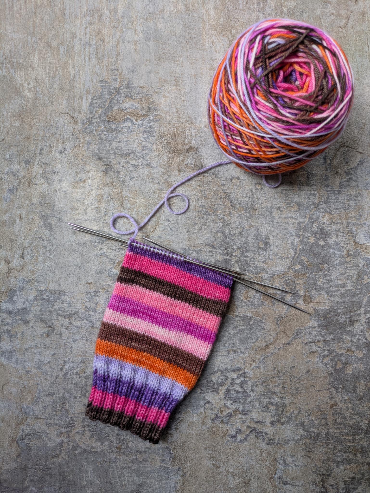 Self-Striping Sock Yarn - Spellbook PRE-ORDER (dyed by Nicole C. Méndez)