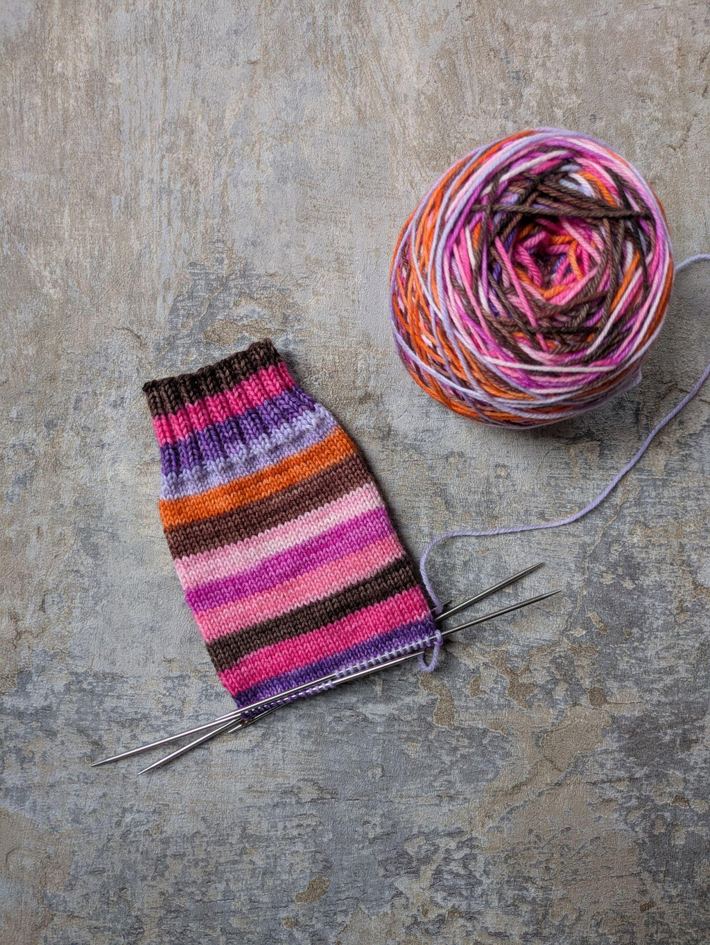Self-Striping Sock Yarn - Spellbook PRE-ORDER (dyed by Nicole C. Méndez)