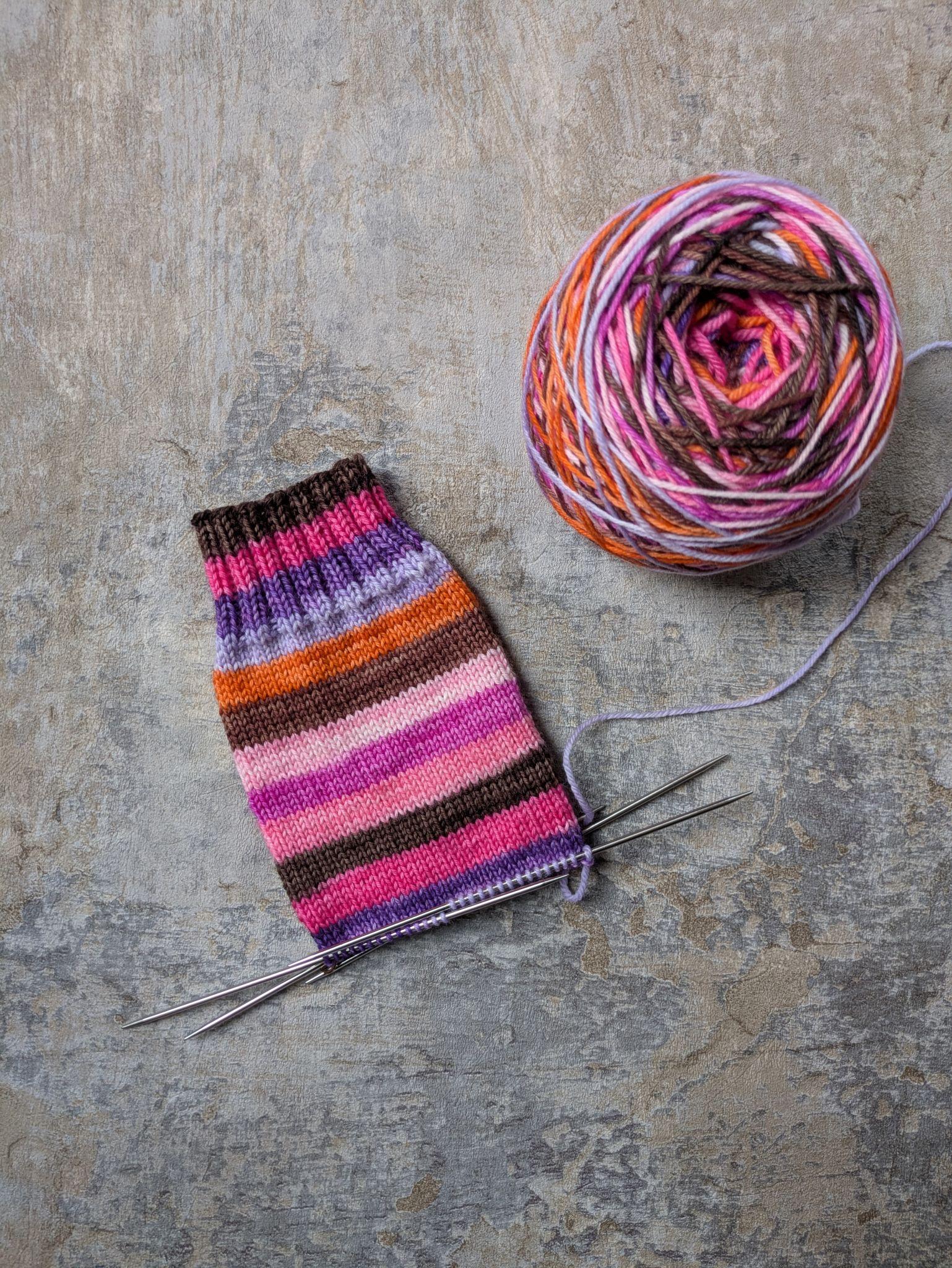 Self-Striping Sock Yarn - Spellbook PRE-ORDER (dyed by Nicole C. Méndez)