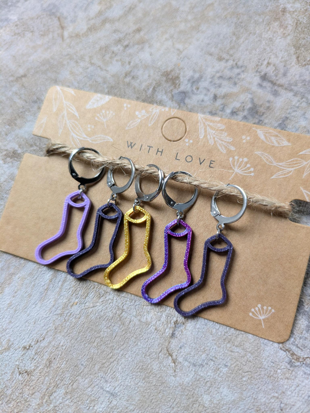 Sock Stitch Markers - Mystic