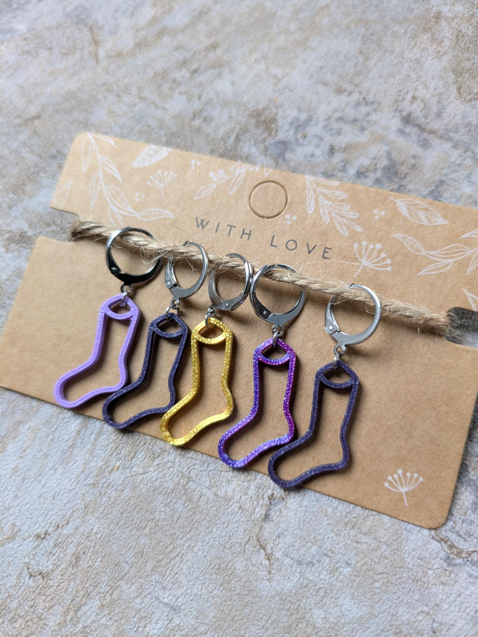 Sock Stitch Markers - Mystic