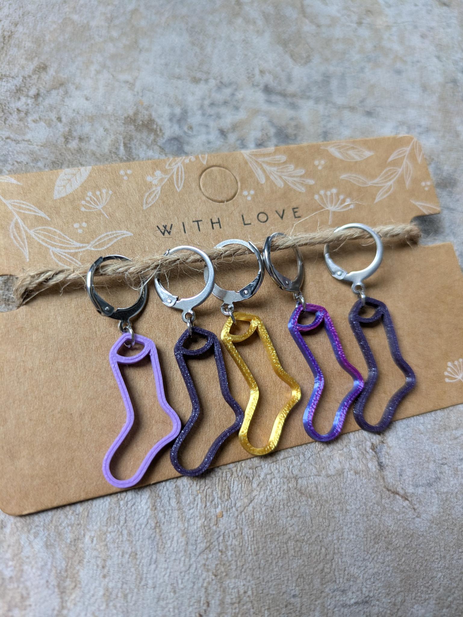 Sock Stitch Markers - Mystic