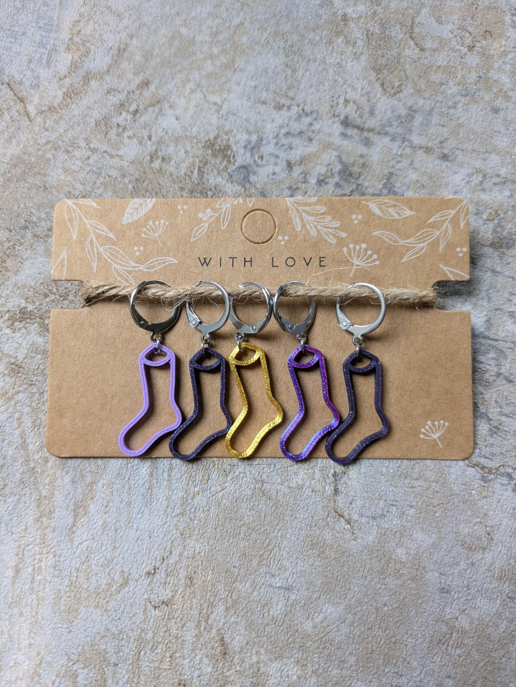 Sock Stitch Markers - Mystic